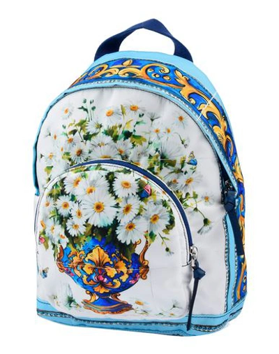Dolce & Gabbana Kids' Backpack & Fanny Pack In Sky Blue