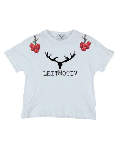 Leitmotiv Kids' T-shirt In White