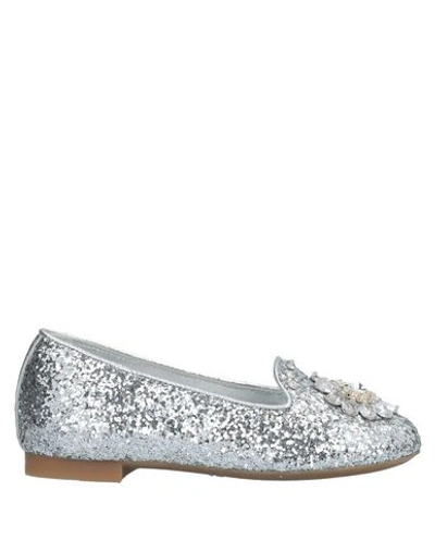 Dolce & Gabbana Kids' Loafers In Silver