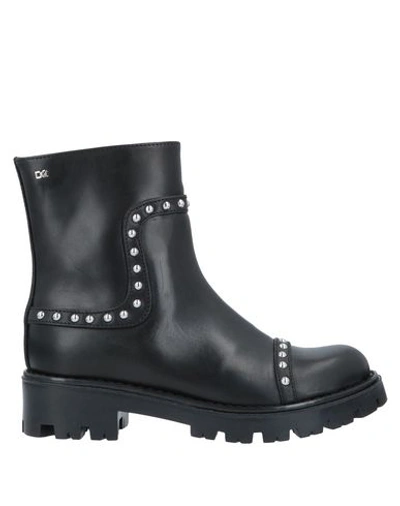 Dsquared2 Kids' Ankle Boot In Black
