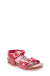 Birkenstock Kids' Rio Sandal In Red