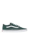 Vans Kids' Sneakers In Emerald Green