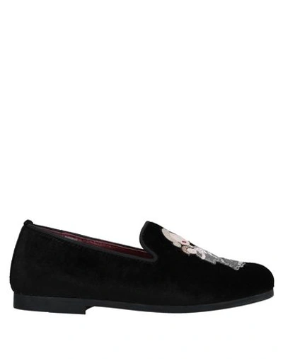 Dolce & Gabbana Kids' Loafers In Black