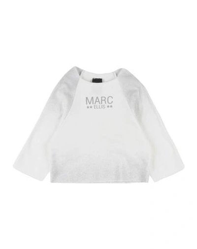Marc Ellis Kids' Sweatshirts In White