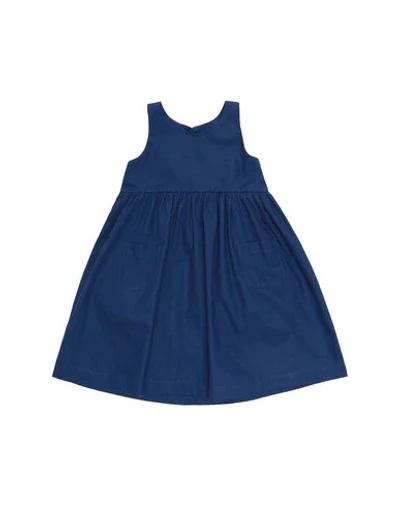 8 By Yoox Kids' Dresses In Bright Blue