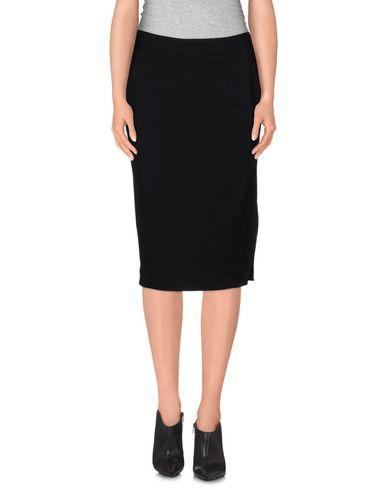 Helmut Lang Knee Length Skirt In Black | ModeSens