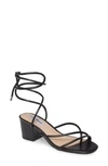 Steve Madden Impressed Lace Up Sandal In Black