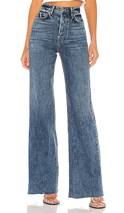grlfrnd carla flare jeans