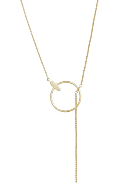 Kendra Scott Tegan Short Slider Necklace In Rose Gold