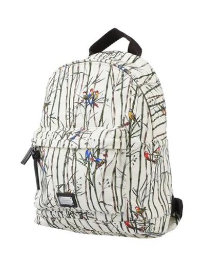 Dolce & Gabbana Kids' Backpack & Fanny Pack In Ivory
