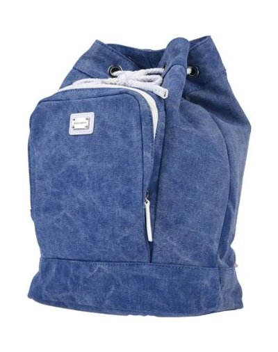 Dolce & Gabbana Kids' Backpack & Fanny Pack In Slate Blue
