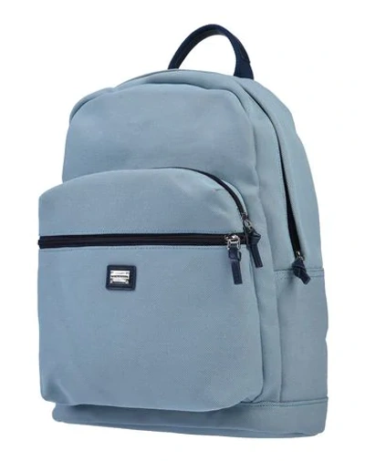 Dolce & Gabbana Kids' Backpack & Fanny Pack In Pastel Blue
