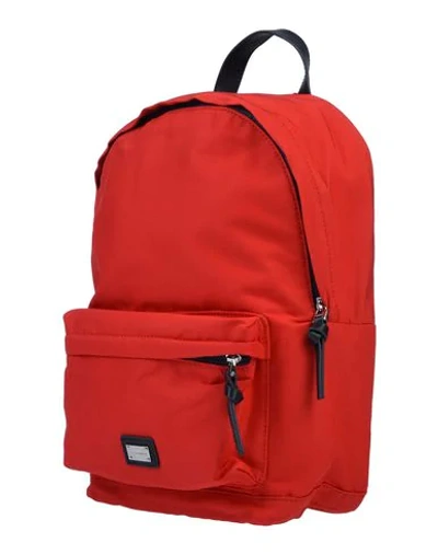 Dolce & Gabbana Kids' Backpack & Fanny Pack In Red