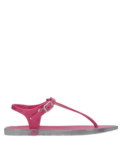 Dolce & Gabbana Kids' Flip Flops In Pastel Pink