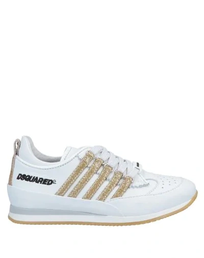 Dsquared2 Kids' Sneakers In White