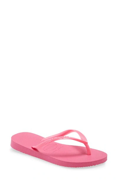 Havaianas Kids' Little Girl's & Girl's Flip-flops In Hollywood Rose