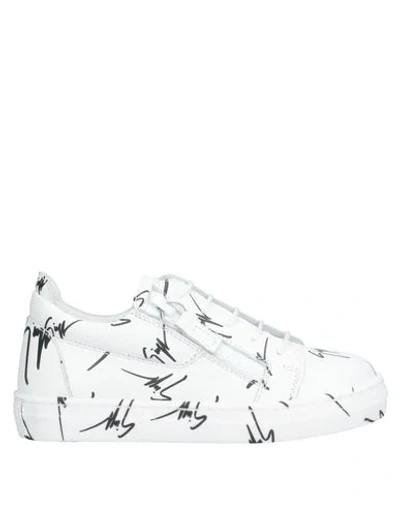 NIB Giuseppe Zanotti Kids Leather Sneakers $495 Cipria Size  Giuseppe Zanotti - Kids Sneakers main image 1