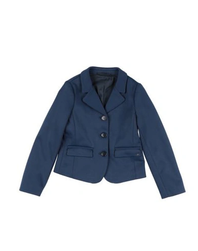 Emporio Armani Kids' Suit Jackets In Dark Blue