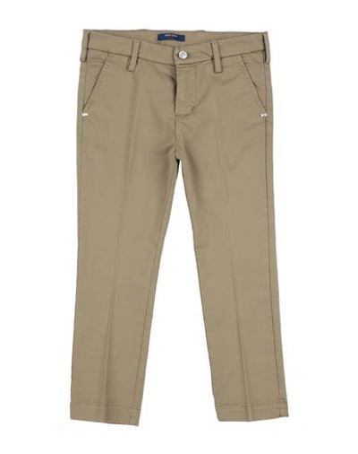 Entre Amis Casual Pants In Khaki
