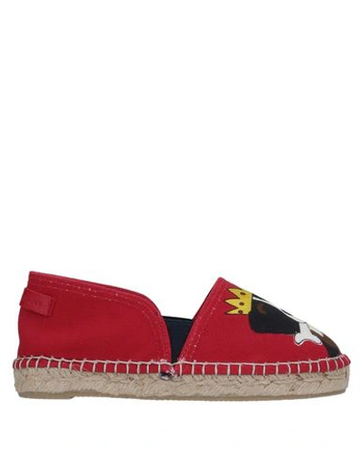 Dolce & Gabbana Kids' Espadrilles In Red