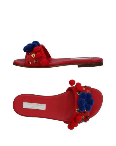 Dolce & Gabbana Kids' Sandals In Red