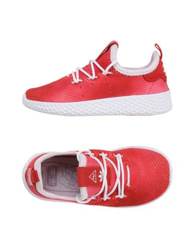Adidas Originals By Pharrell Williams Kids' Sneakers In Red