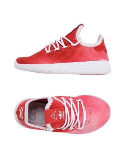 Adidas Originals By Pharrell Williams Kids' Sneakers In Red