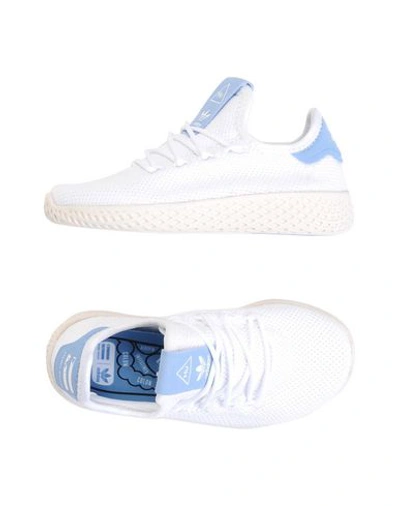 Adidas Originals By Pharrell Williams Kids' Sneakers In White