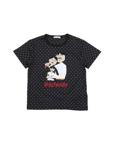 Dolce & Gabbana Babies' T-shirt In Black