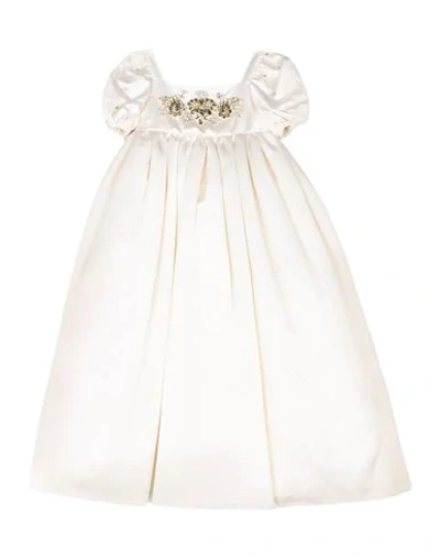 Dolce & Gabbana Kids' Dresses In Ivory