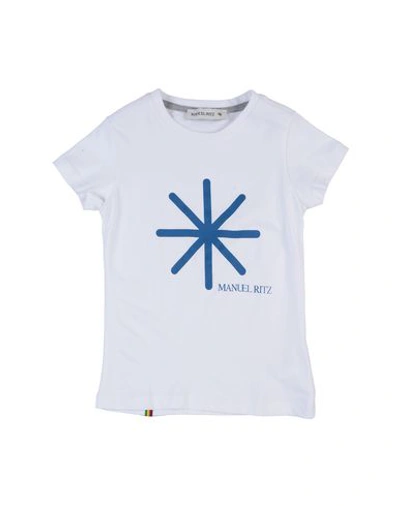 Manuel Ritz Kids' T-shirt In White