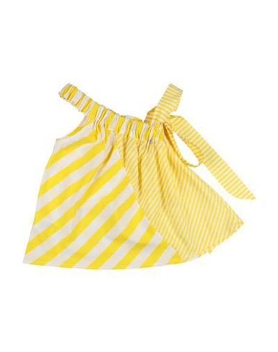 Peuterey Kids' T-shirts In Yellow