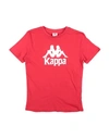 Kappa Kids' T-shirts In Red