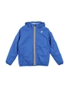 K-way Kids' Jackets In Royal Blue