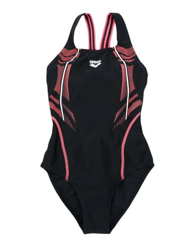 Arena Kids' One-piece Swimsuits In Black