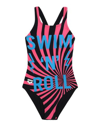 Arena Kids' One-piece Swimsuits In Black