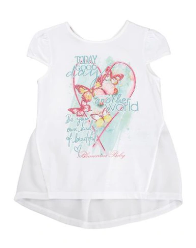 Miss Blumarine Kids' T-shirts In White