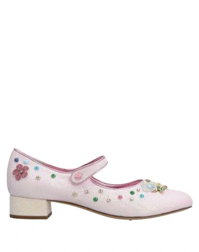 Dolce & Gabbana Kids' Ballet Flats In Pink