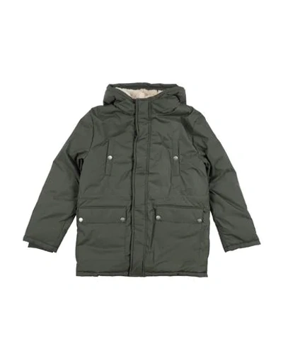 Paul Smith Kids' Full-length Jacket In Military Green