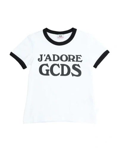 Gcds Mini Kids' T-shirts In White