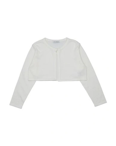 Dolce & Gabbana Babies' Wrap Cardigans In White