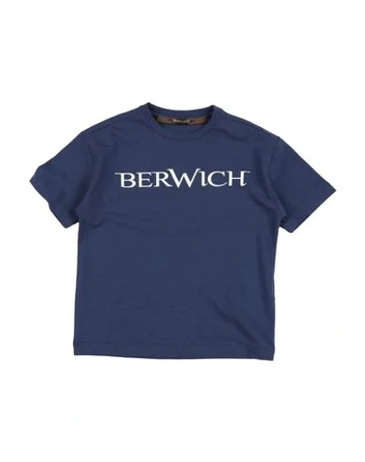 Berwich Kids' T-shirts In Blue