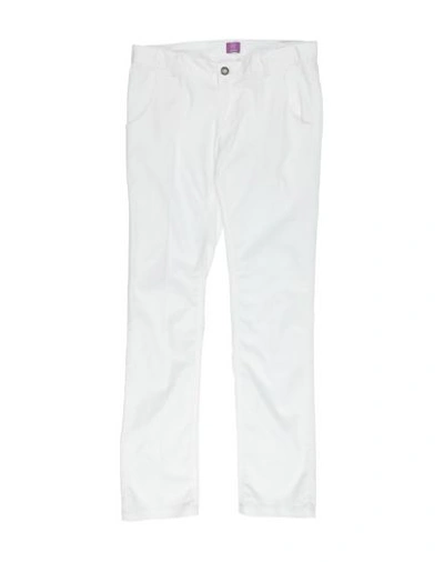 Mauro Grifoni Kids' Casual Pants In White