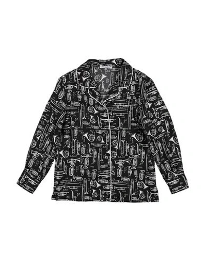 Dolce & Gabbana Kids' Patterned Shirt In Black