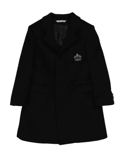 Dolce & Gabbana Kids' Coat In Black