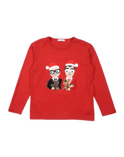 Dolce & Gabbana Babies' T-shirt In Maroon