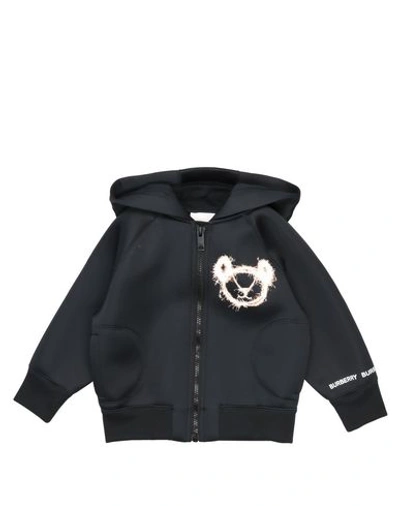 Burberry Kids' Sweatshirt In Black