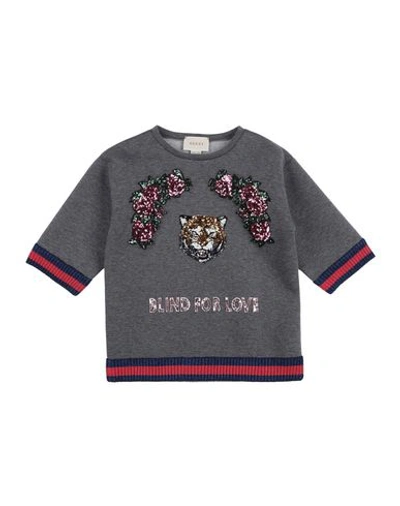 Gucci Kids' Sweatshirt In Grey