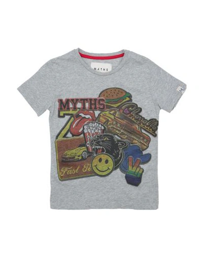 Myths Kids' T-shirts In Grey