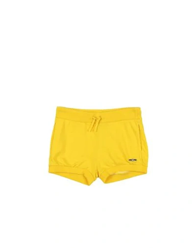 Dsquared2 Kids' Shorts & Bermuda In Yellow
